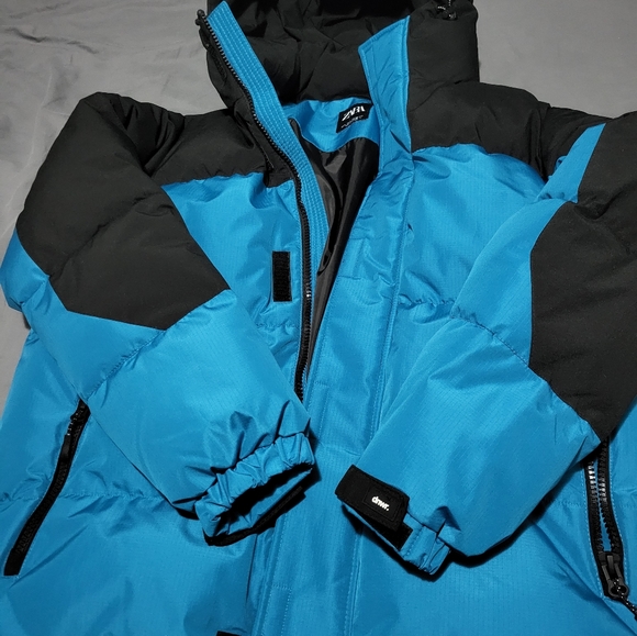 Zara Jacket Men Tan Black Long Sleeve Hooded Full Zip Pockets Comfort - Picture 7 of 11